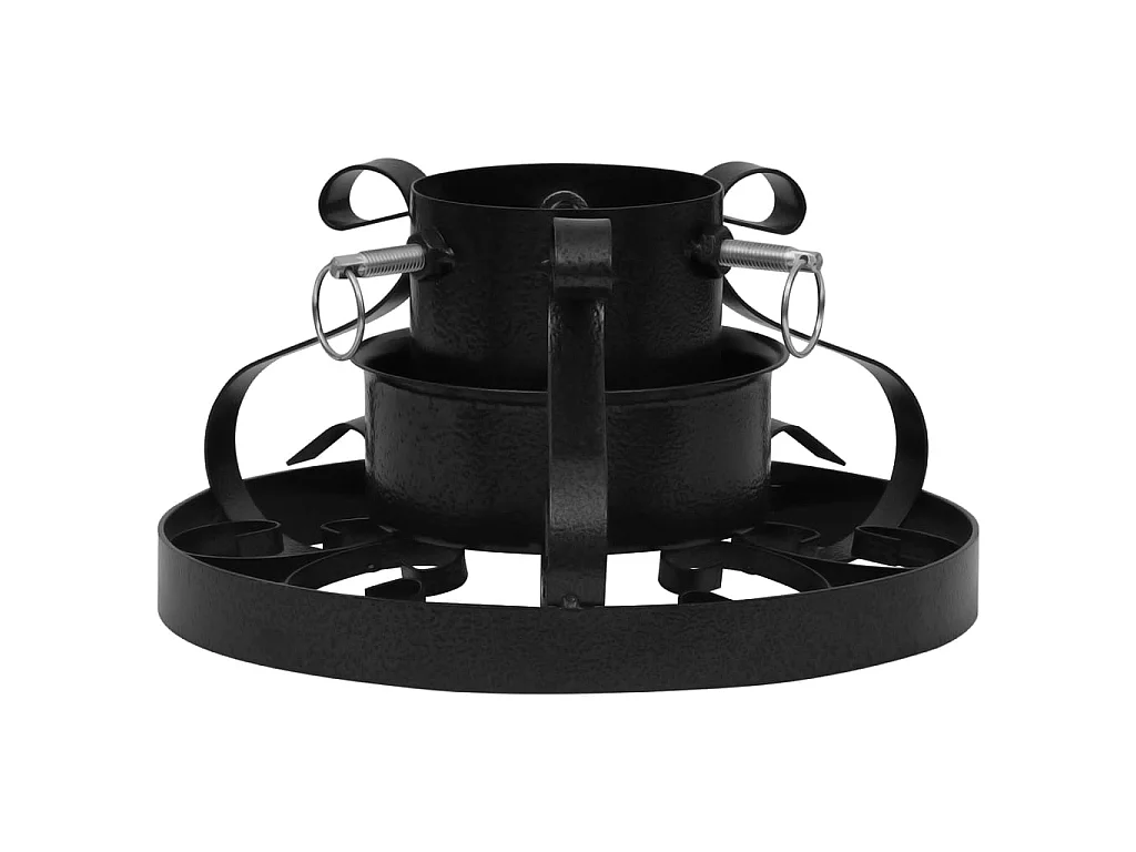 Suporte para árvore de Natal 29x29x15,5 cm preto