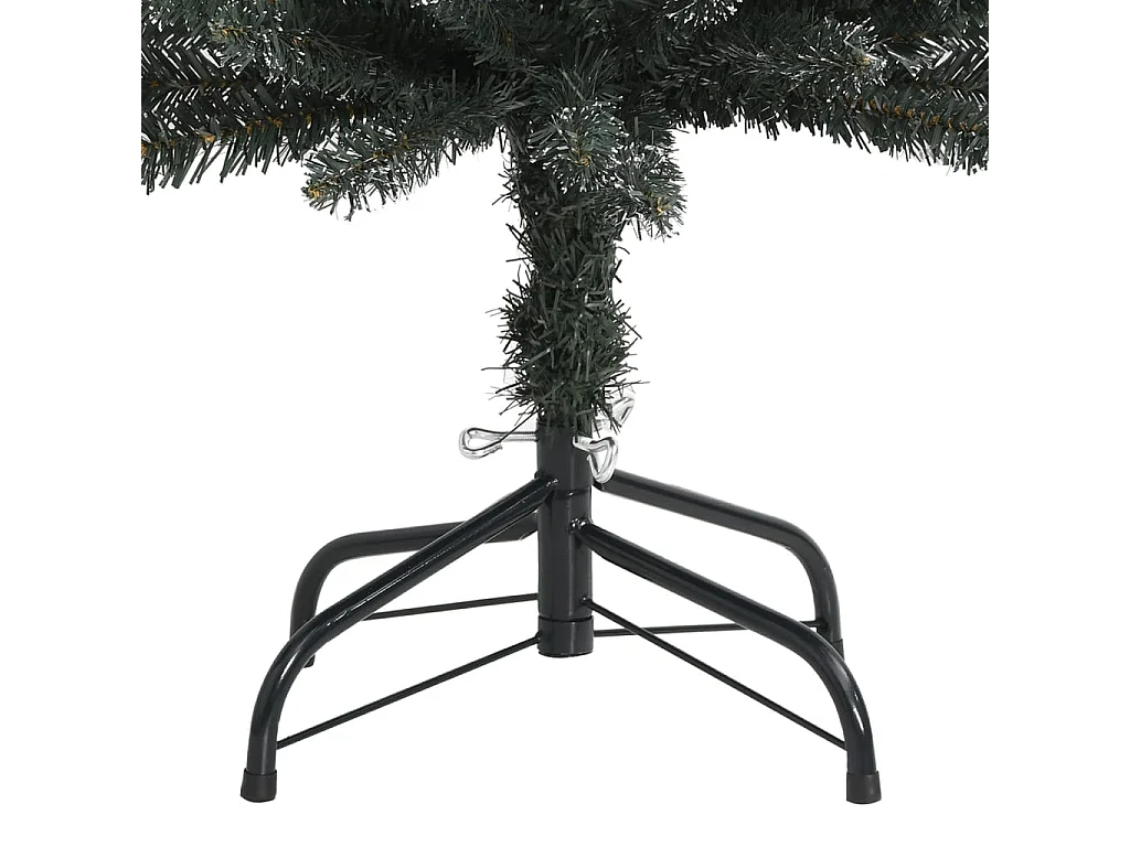 Künstlicher Weihnachtsbaum mit Ständer Schlank Grün 210 cm PVC
