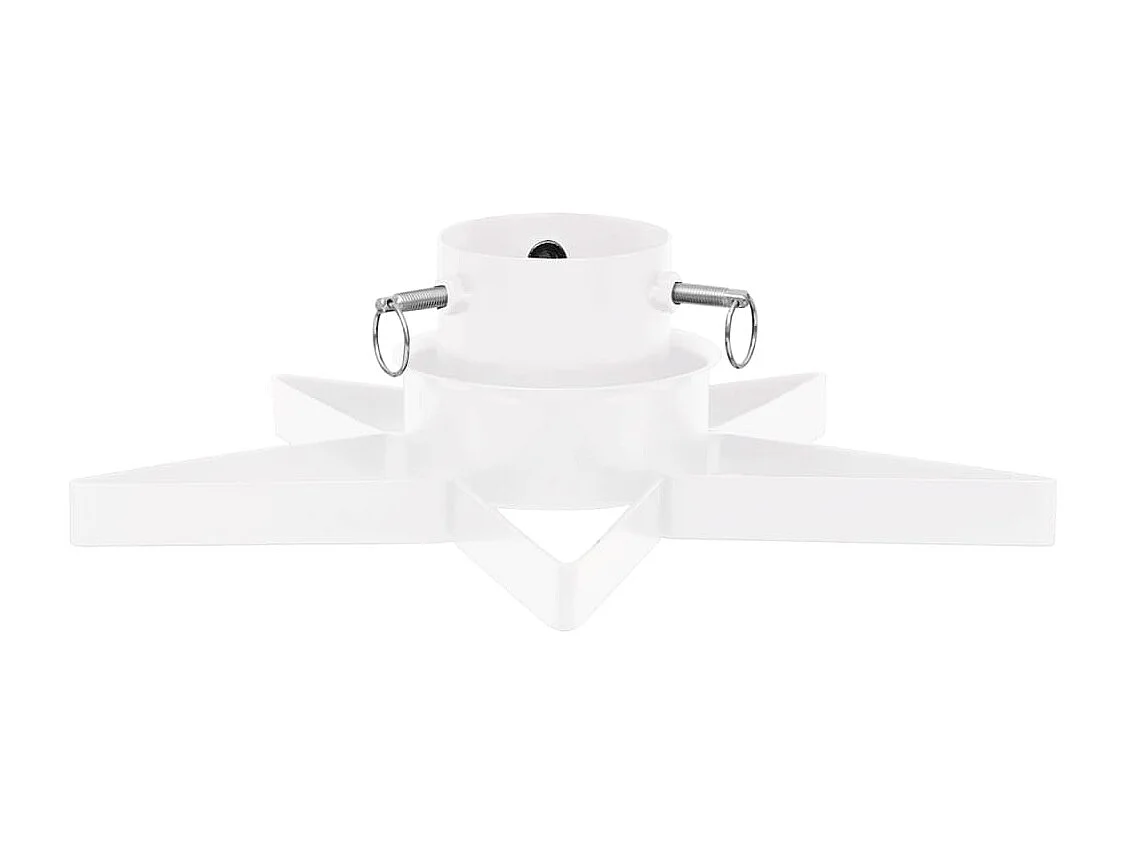 Support de sapin de Noël Blanc 47x47x13,5 cm