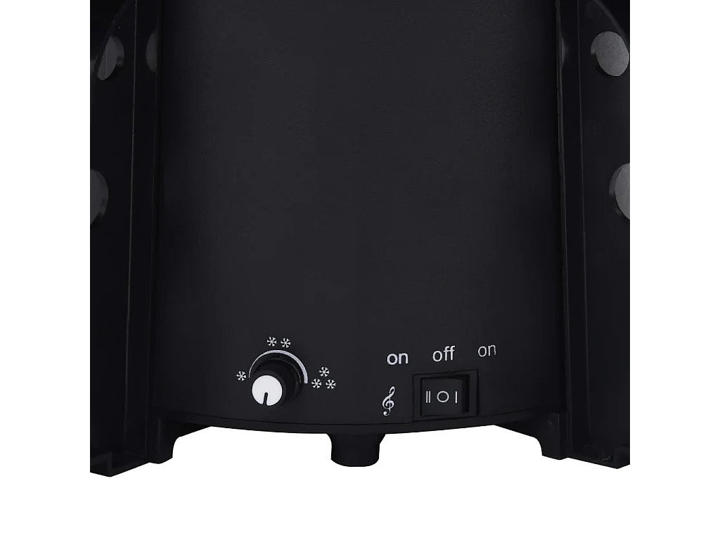 Arbre de Noël neigeux avec base de parapluie Bleu 170 cm PVC