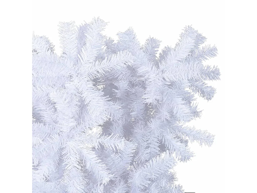 Sapin de Noël artificiel renversé avec support Blanc 120 cm