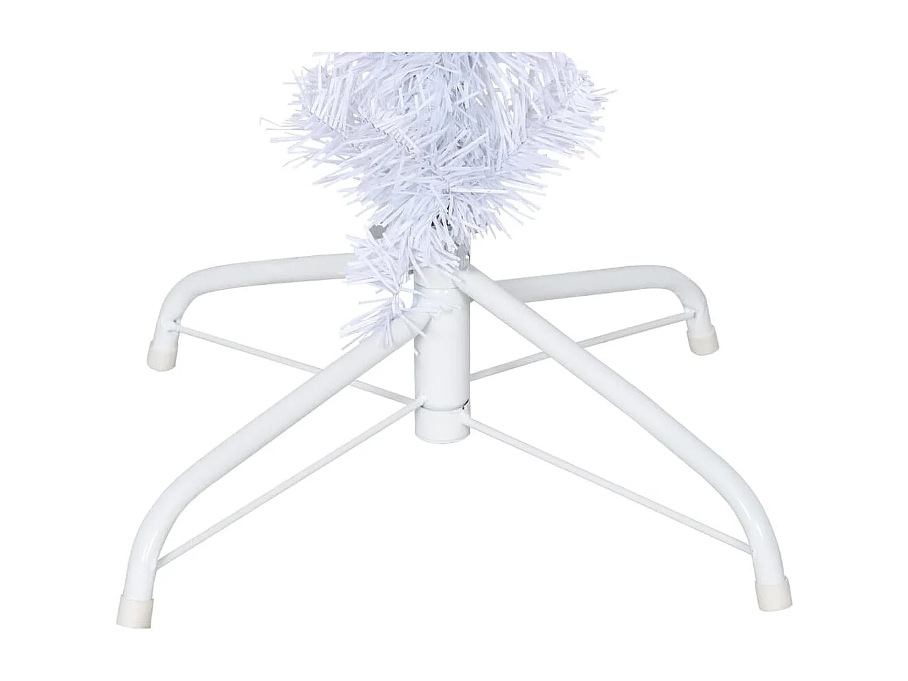 Sapin de Noël artificiel renversé avec support Blanc 120 cm