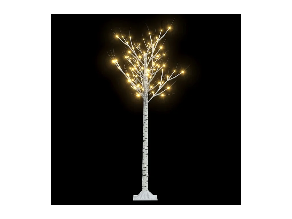 Albero Natale 140 LED 1,5 m Salice Bianco Caldo Interno Esterno