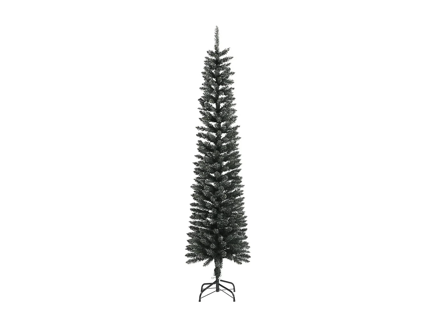 Künstlicher Weihnachtsbaum mit Ständer Schlank Grün 240 cm PVC
