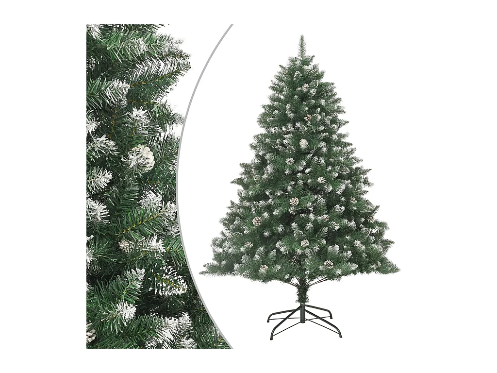 Kunstkerstboom met standaard 180 cm PVC