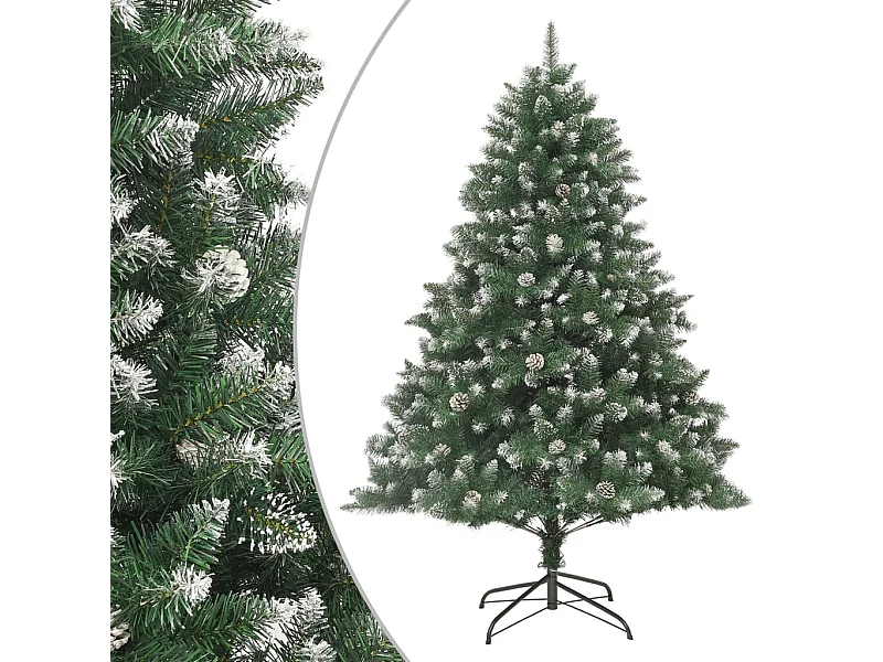 Kunstkerstboom met standaard 180 cm PVC