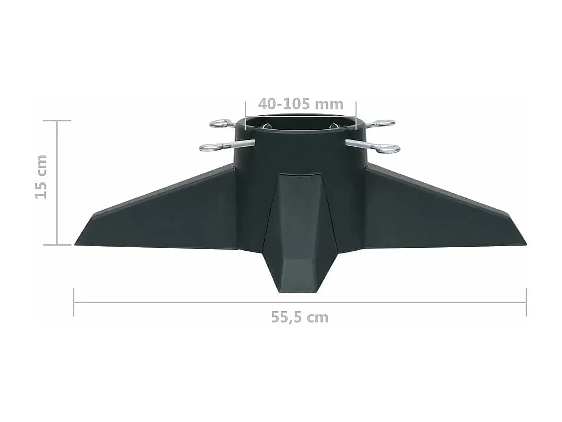 Support de sapin de Noël Vert 55,5x55,5x15 cm