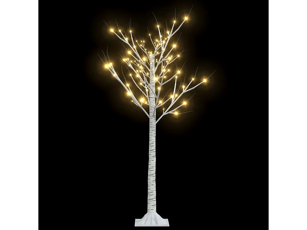Sapin de Noël 120 LED blanc chaud Saule 1,2 m Int/Ext