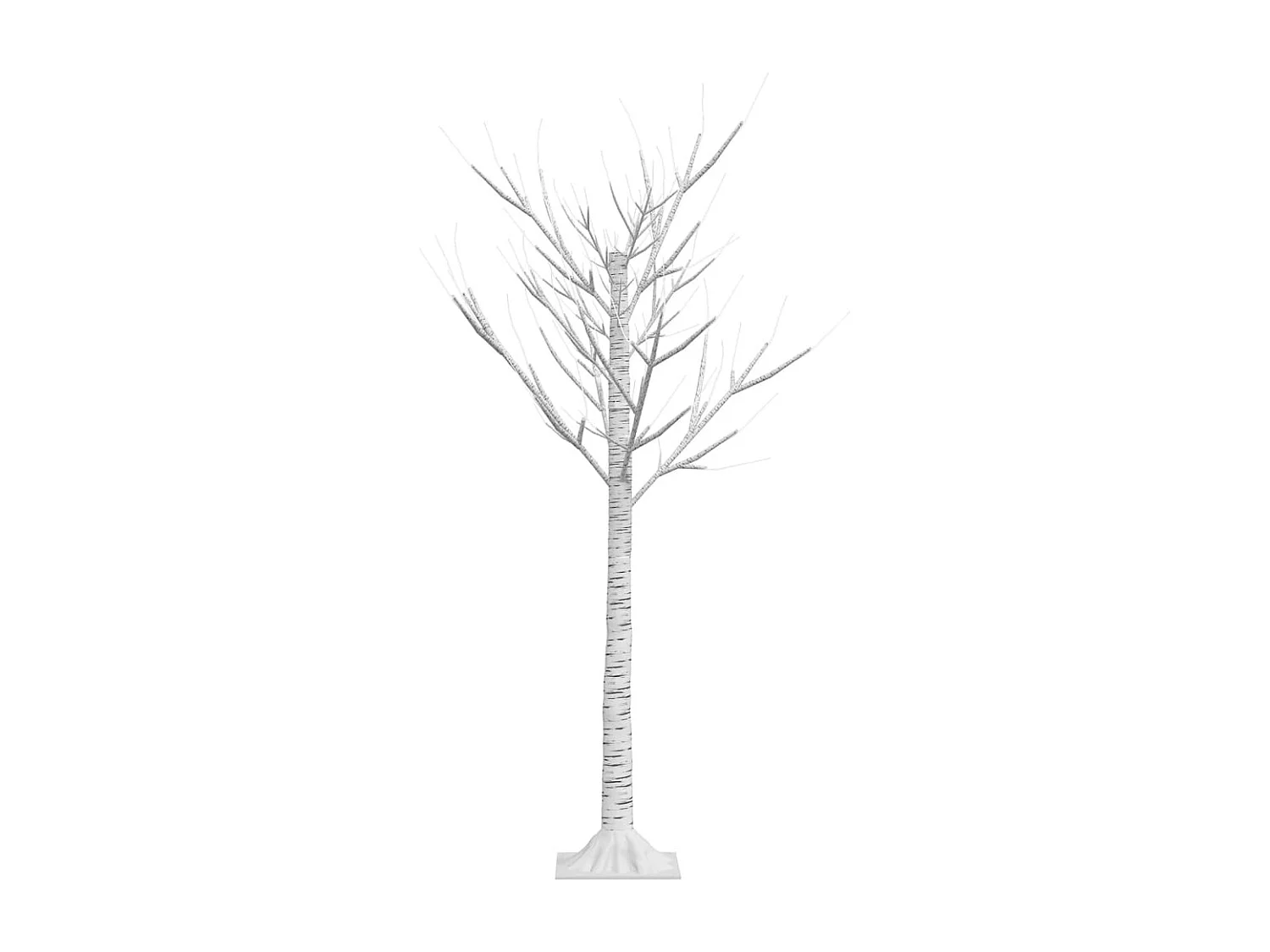 Sapin de Noël 120 LED blanc chaud Saule 1,2 m Int/Ext