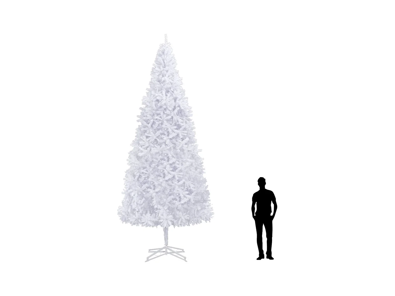 Kunstkerstboom 500 cm wit