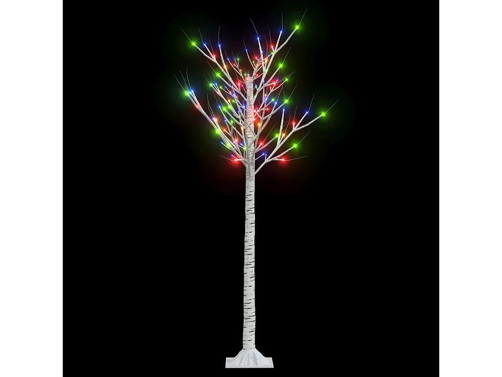 Sapin de Noël 140 LED colorées Saule 1,5 m Int/Ext
