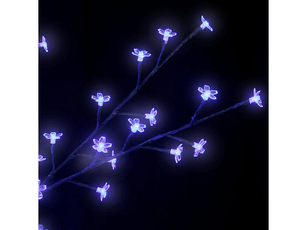 Sapin de Noël 2000 LED bleu Cerisier en fleurs 500 cm
