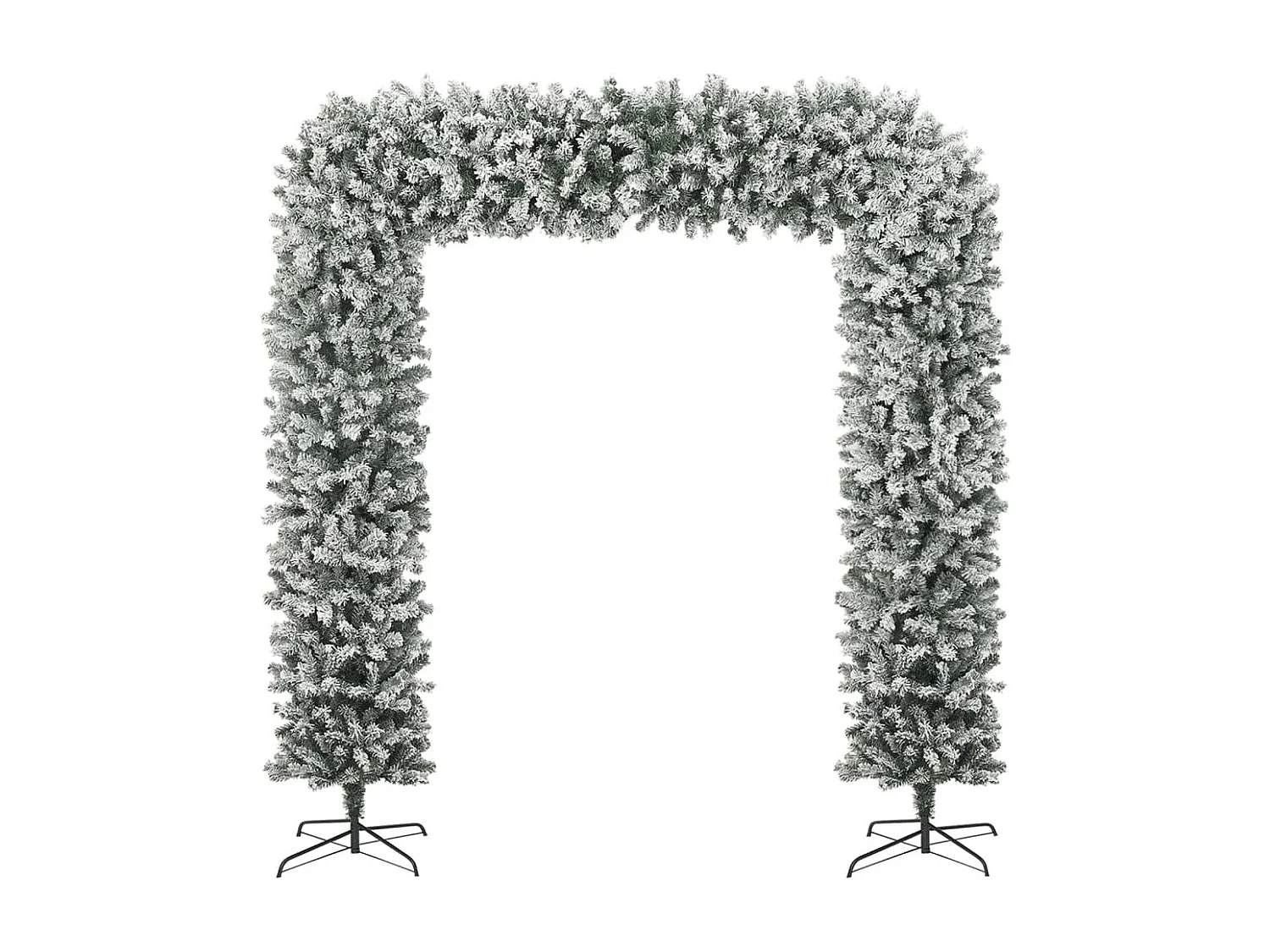 Grinalda de Natal com flocos de neve 240 cm