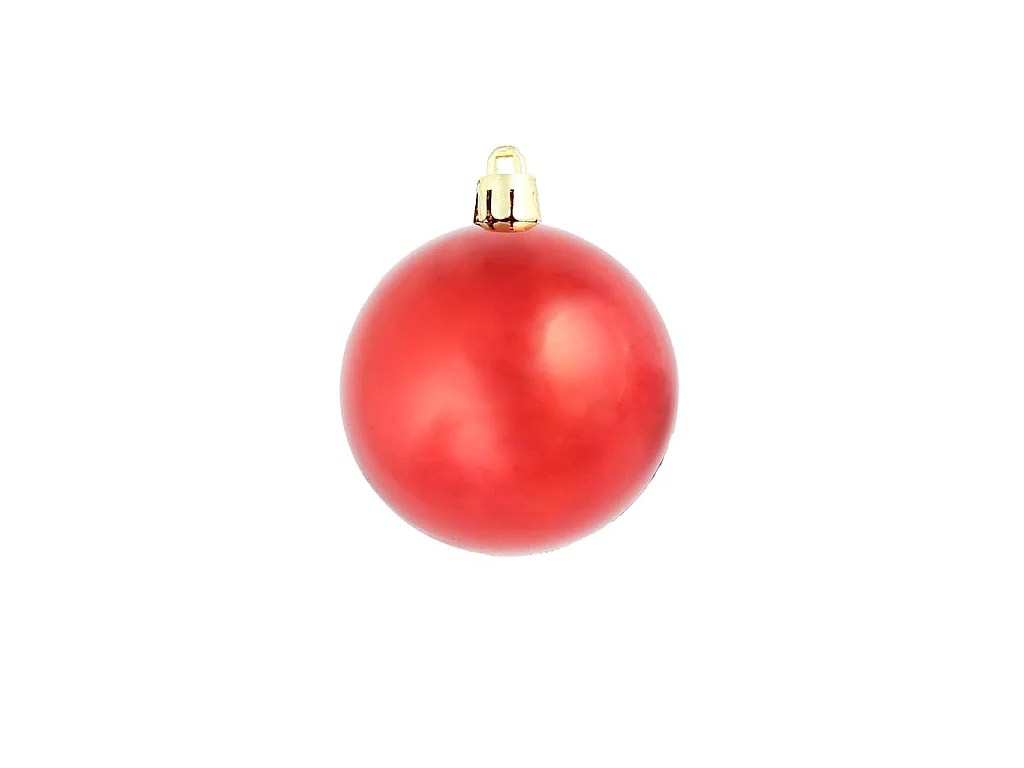 Kerstballen 100 st rood/goudkleurig/groen