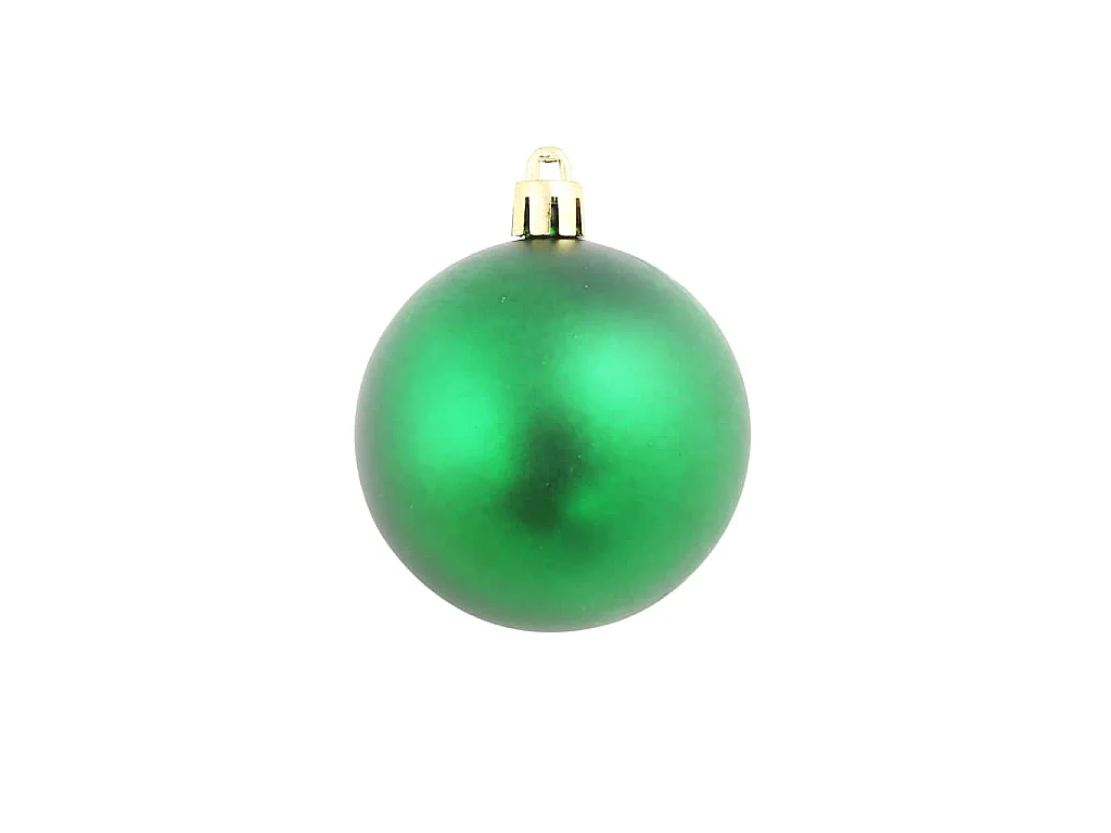 Kerstballen 100 st rood/goudkleurig/groen