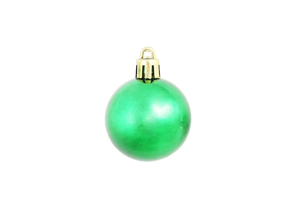 Boules de Noël 100 pcs Rouge/Doré/Vert