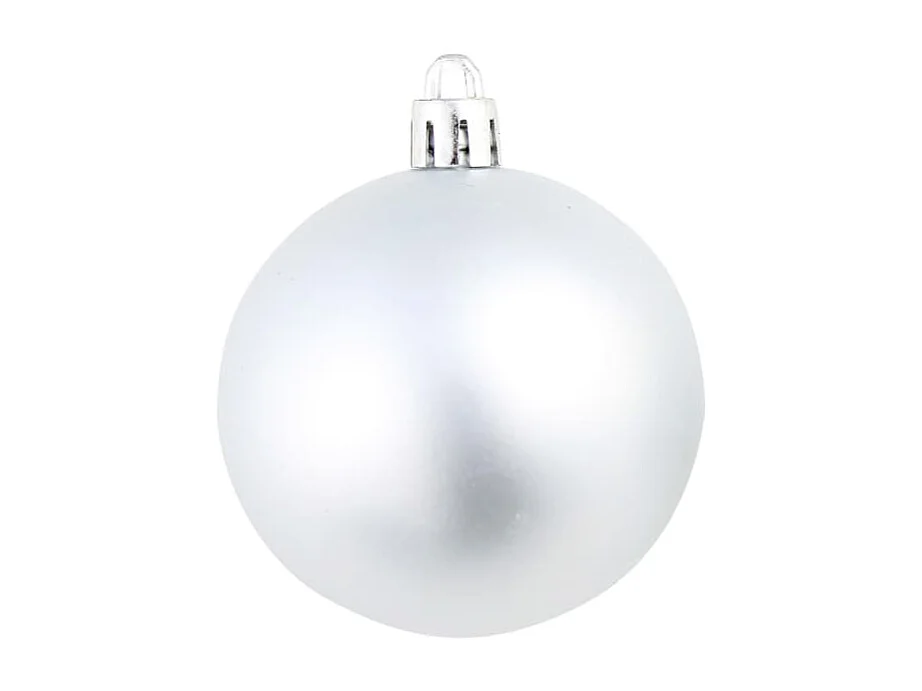Ensemble de boules de Noël 100 pcs 3/4/6 cm Argenté