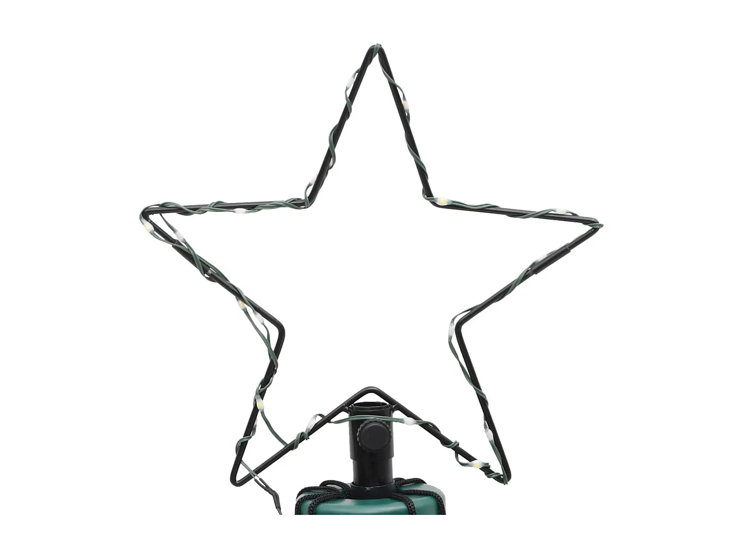 Árvore de Natal com espigão 108 luzes LED 180 cm colorido