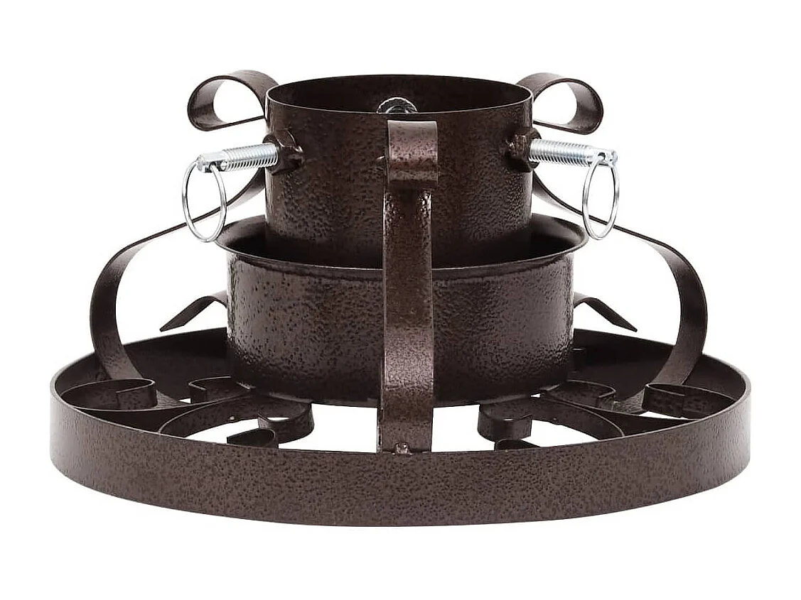 Suporte para árvore de Natal 29x29x15,5 cm cobre antigo