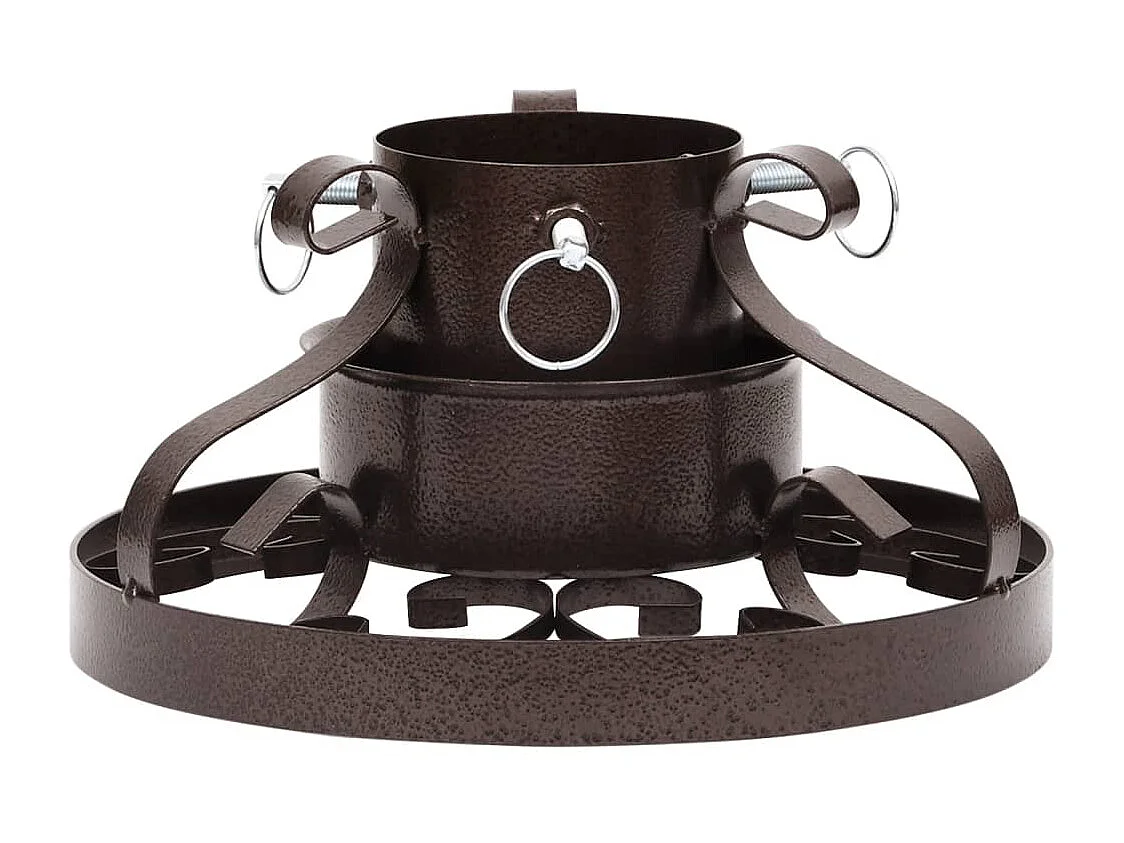 Suporte para árvore de Natal 29x29x15,5 cm cobre antigo