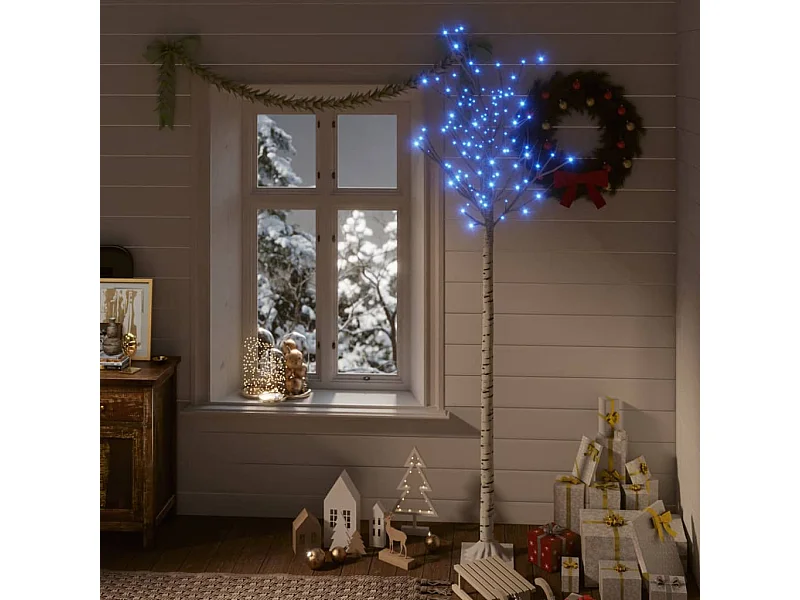 Weihnachtsbaum 200 LEDs 2,2 m Blau Indoor Outdoor