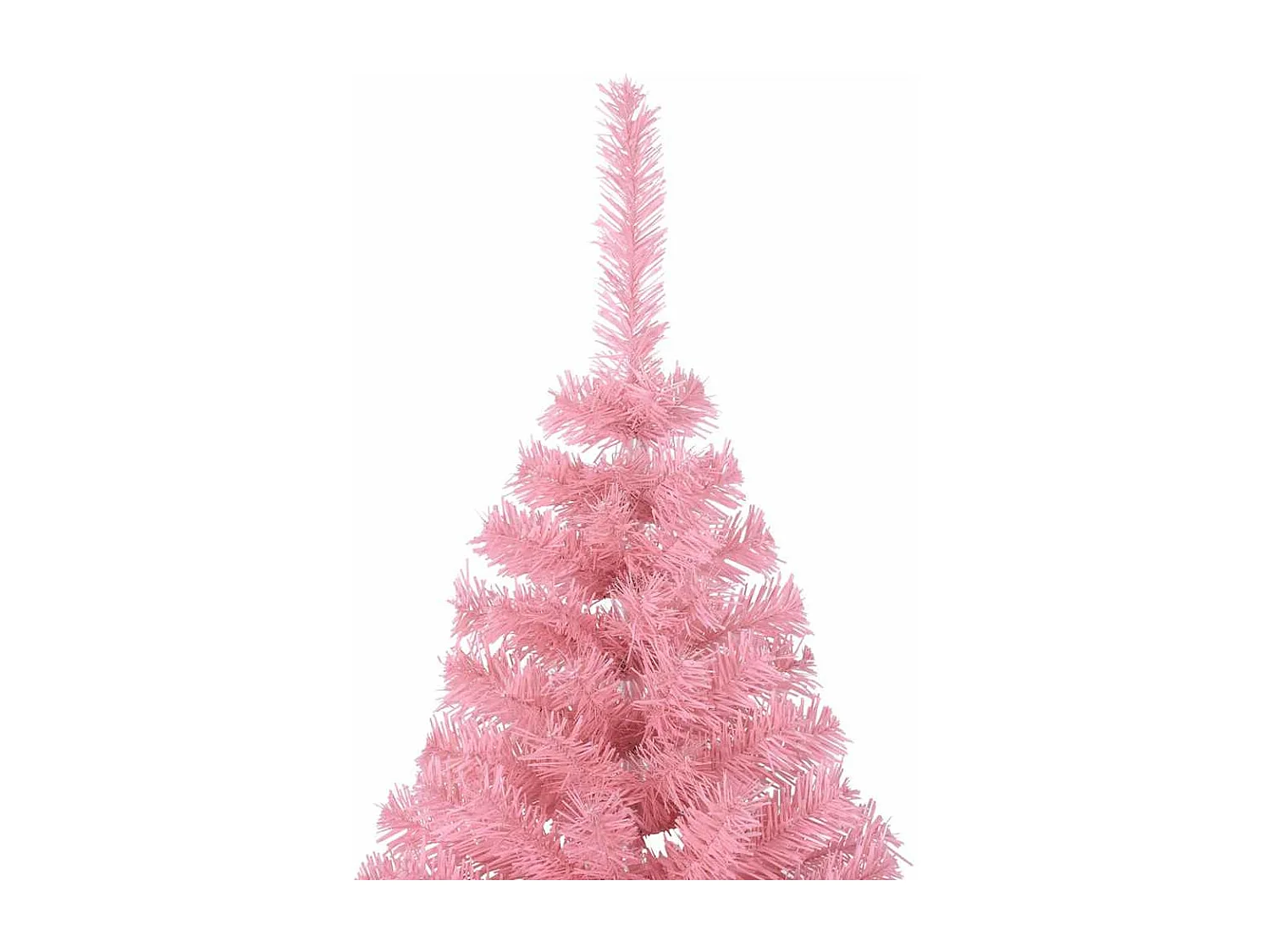 Demi sapin de Noël artificiel avec support Rose 180 cm PVC