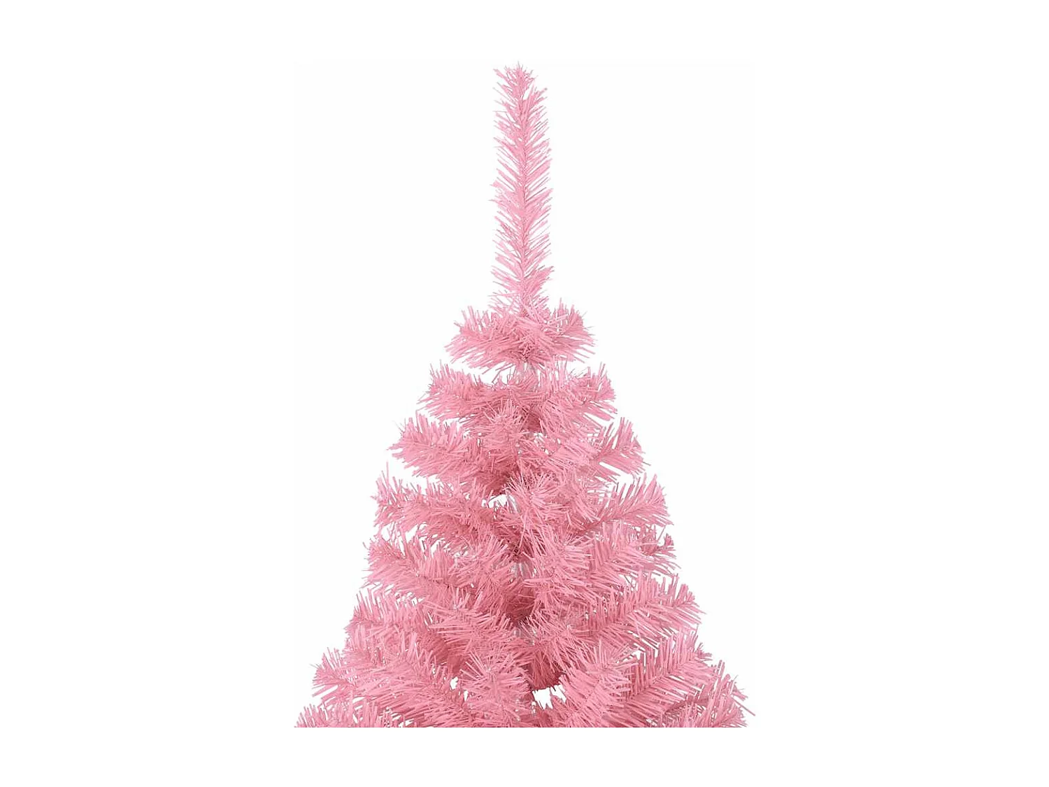 Künstlicher Halb-Weihnachtsbaum mit Ständer Rosa 180 cm PVC