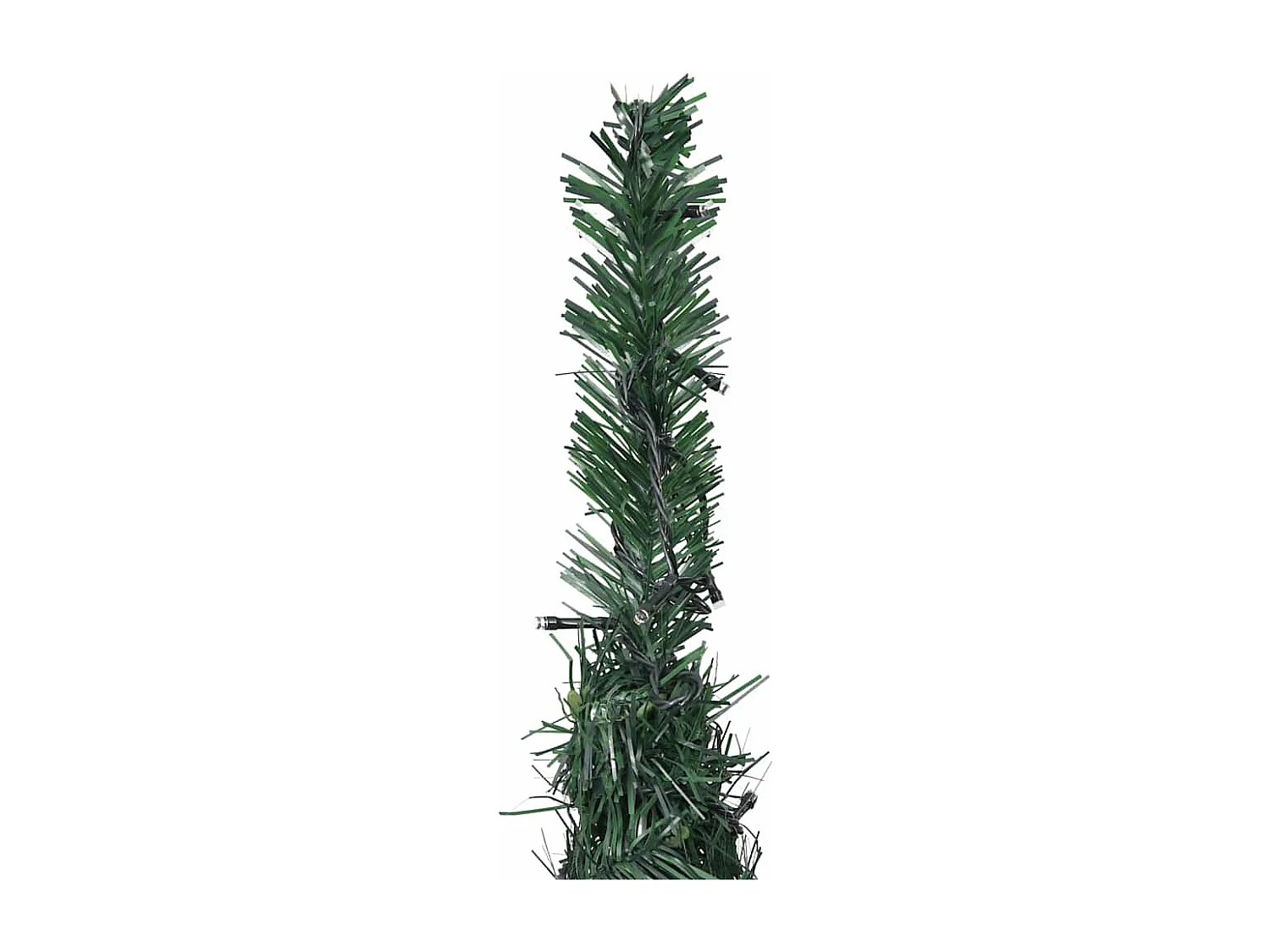 Sapin de Noël artificiel pré-éclairé avec guirlandes vert 150cm
