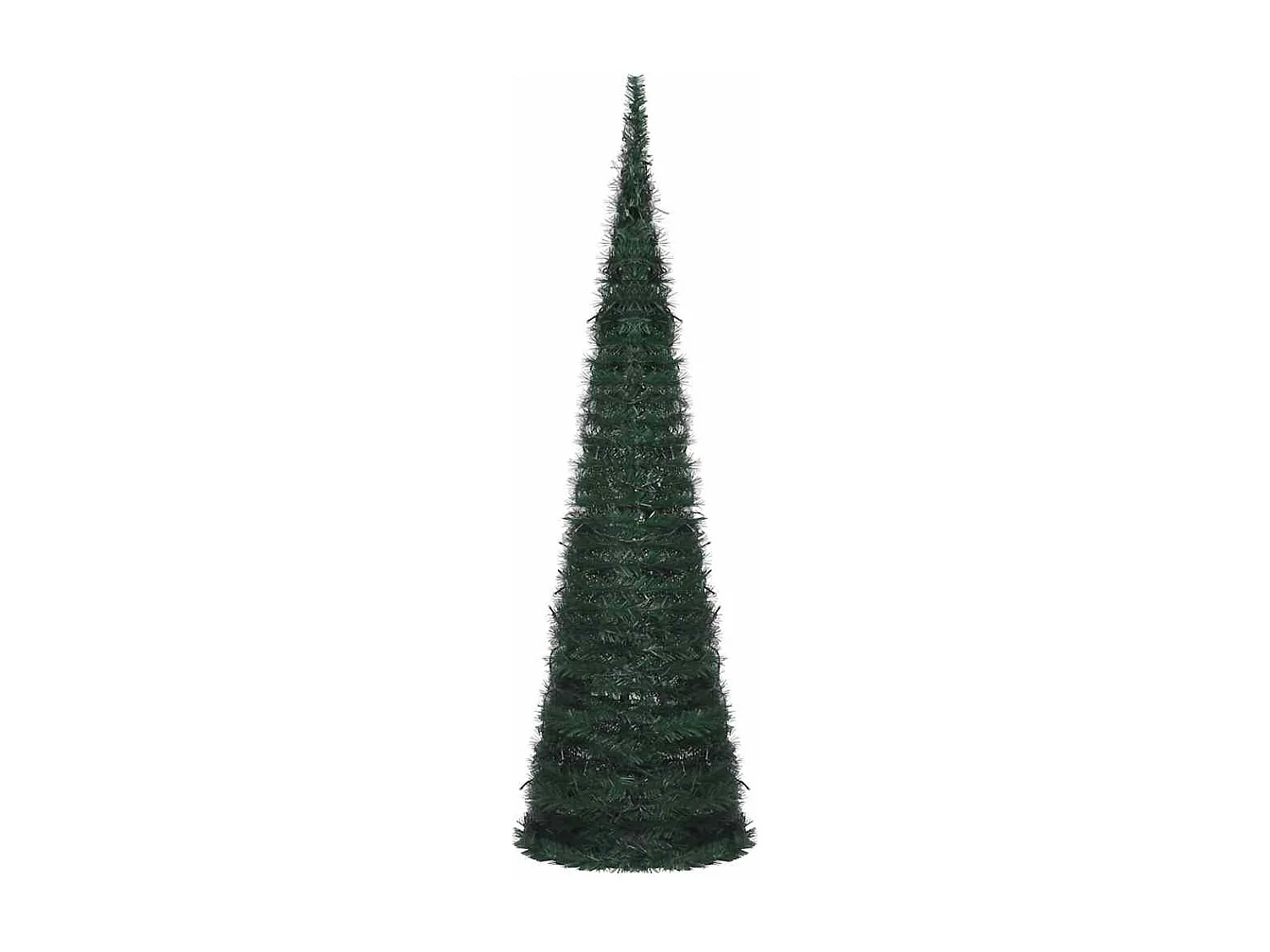 Sapin de Noël artificiel pré-éclairé avec guirlandes vert 150cm