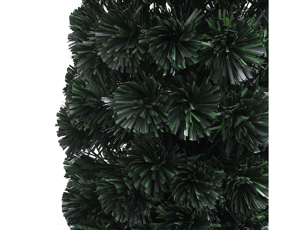 Arbre de Noël artificiel mince et support 120 cm fibre optique