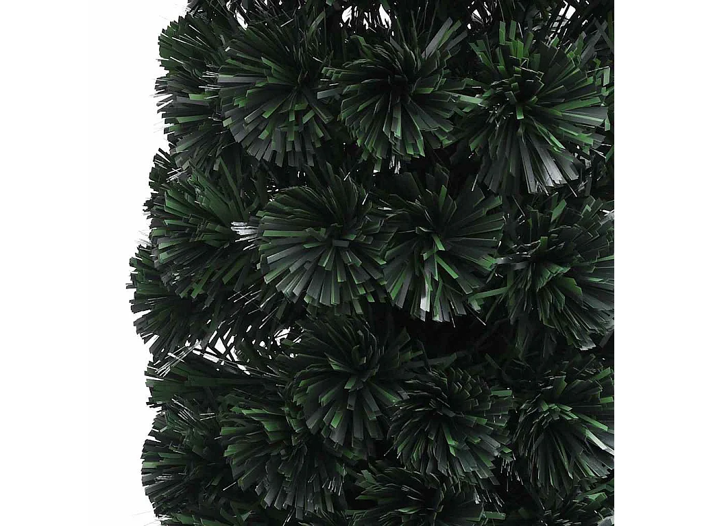 Arbre de Noël artificiel mince et support 120 cm fibre optique