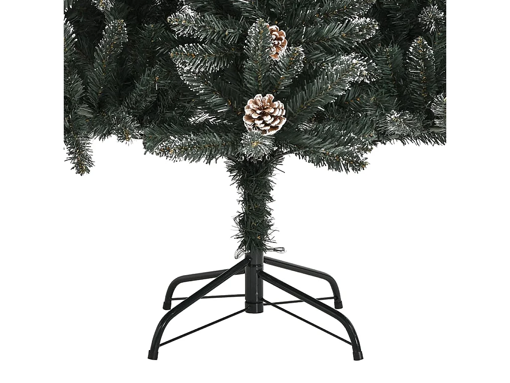 Árvore de Natal artificial com suporte 180 cm PVC verde