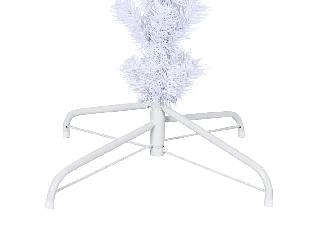 Árvore de Natal artificial invertida com suporte 240 cm branco