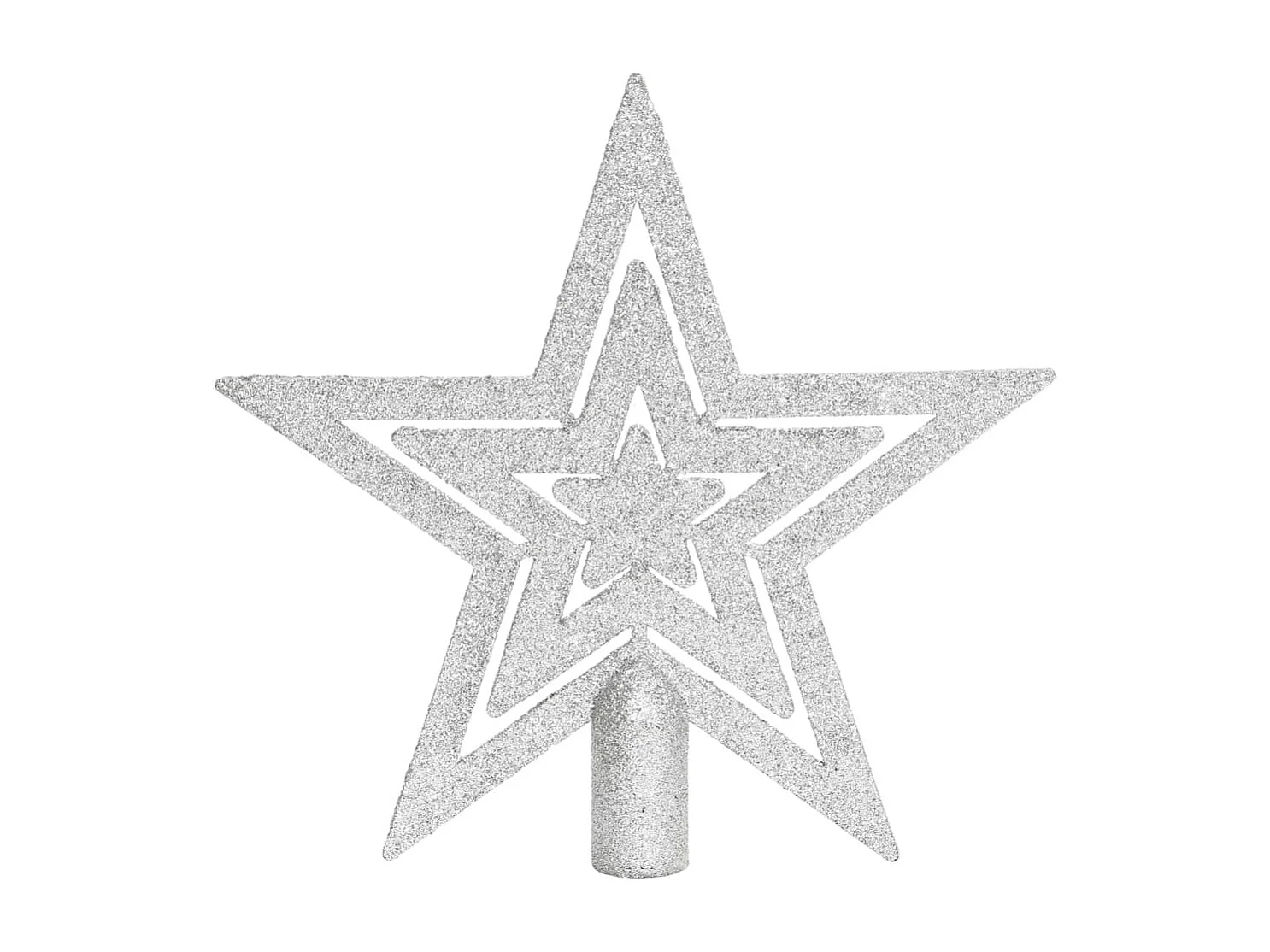 Ensemble de boules de Noël 70 pcs Argenté et blanc