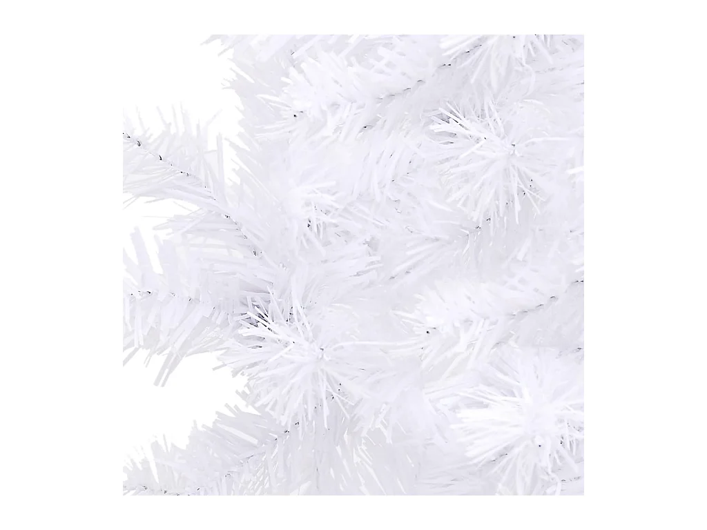 Albero di Natale Artificiale ad Angolo Bianco 240 cm PVC