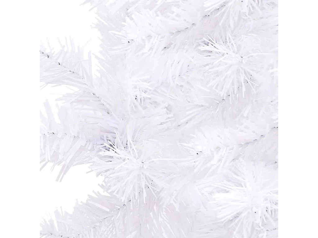 Kunstkerstboom hoek 240 cm PVC wit