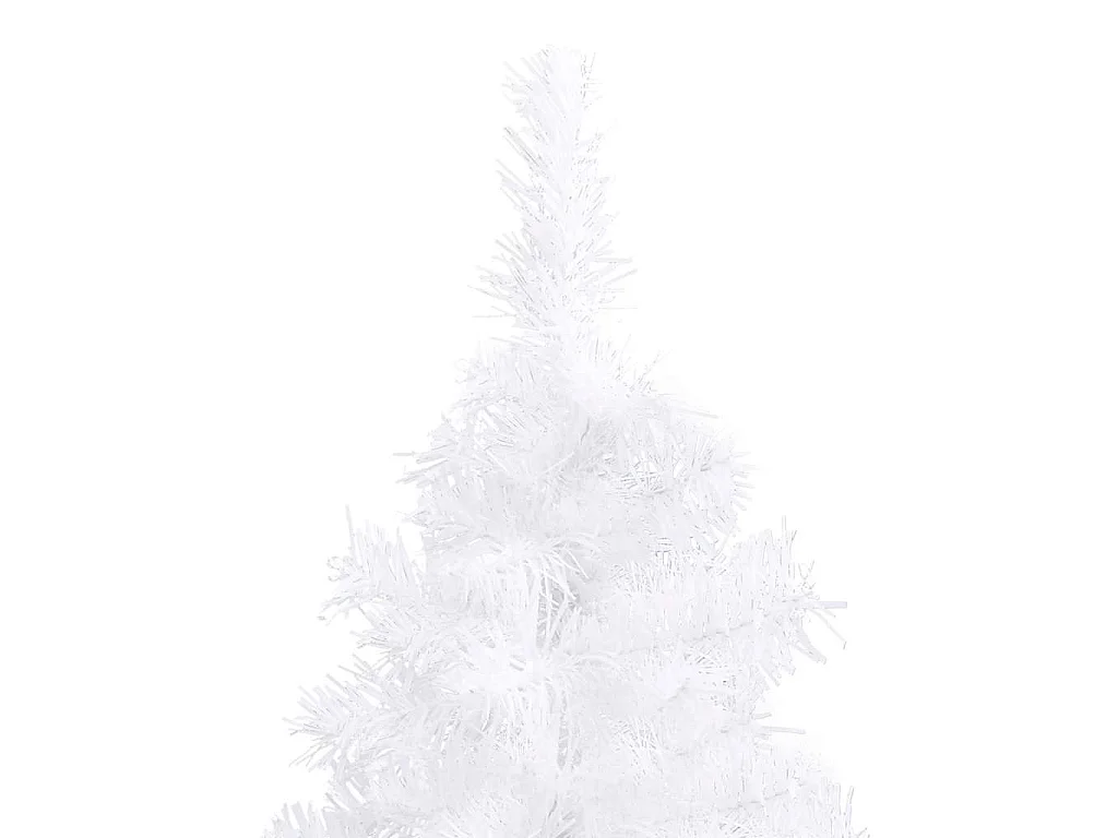Kunstkerstboom hoek 240 cm PVC wit