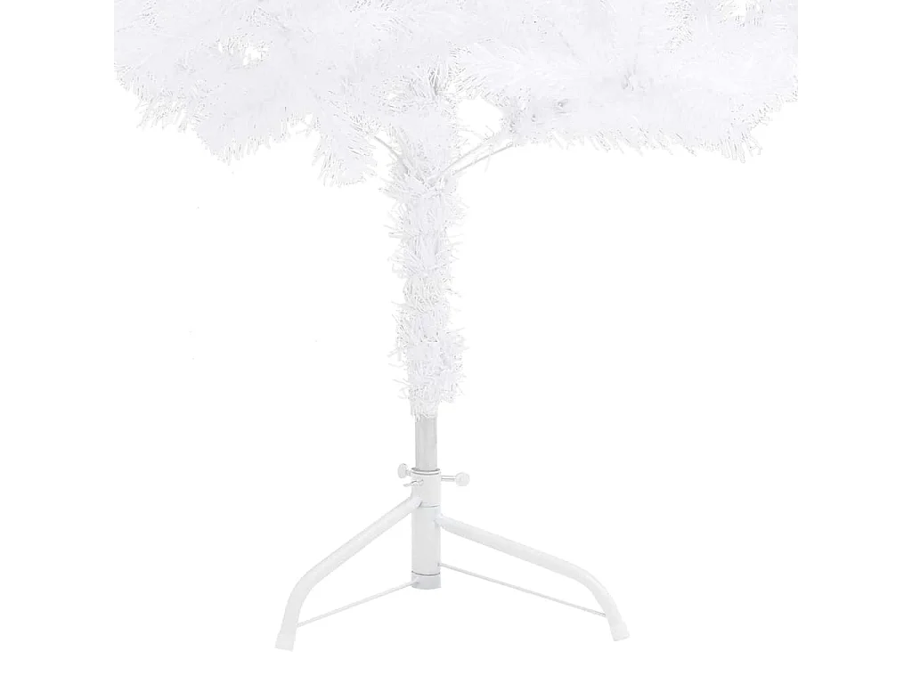 Kunstkerstboom hoek 240 cm PVC wit