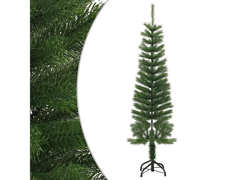 Kunstkerstboom met standaard smal 150 cm PE
