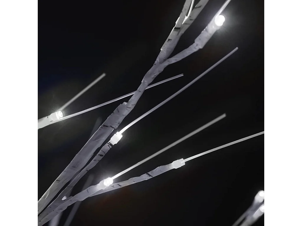 Sapin de Noël 200 LED blanc froid Saule 2,2 m Int/Ext