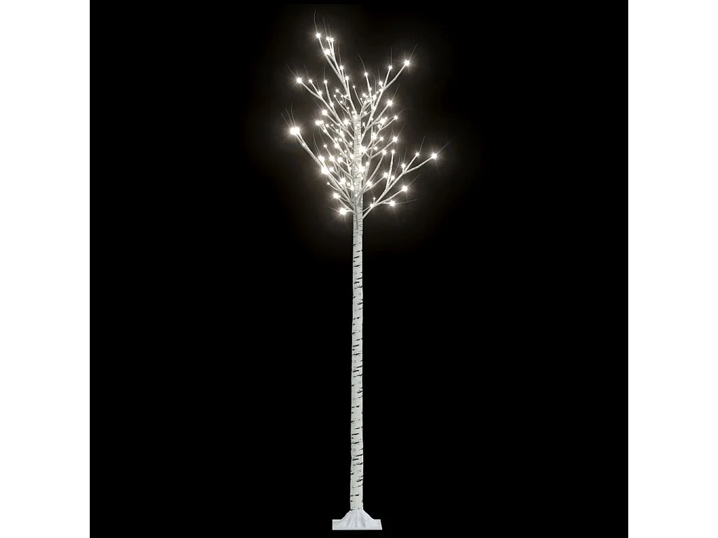 Weihnachtsbaum 200 LEDs 2,2 m Kaltweiß Indoor Outdoor