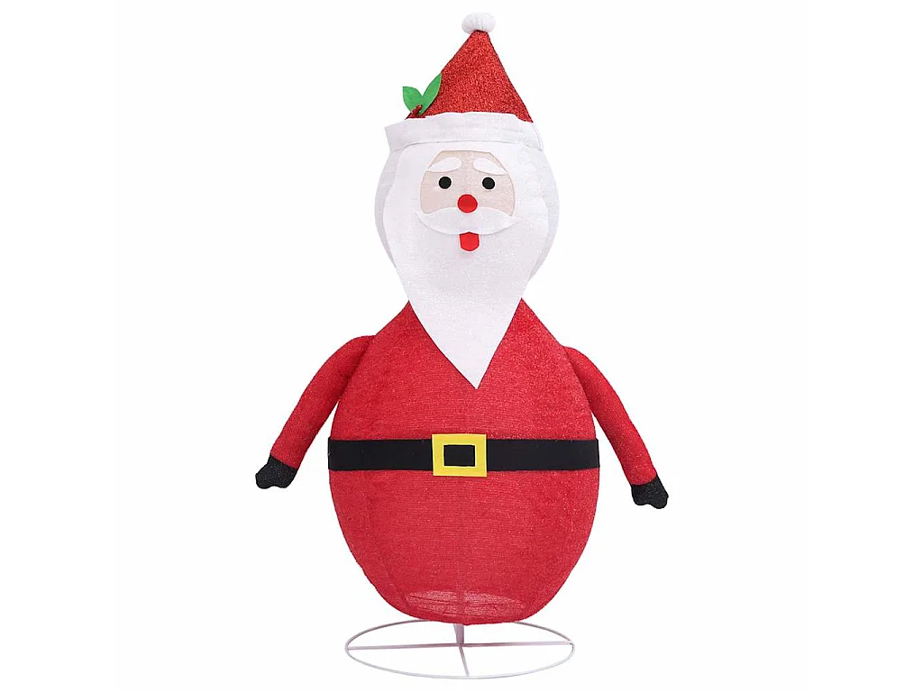 Pai Natal decorativo com luz LED tecido de luxo 60 cm