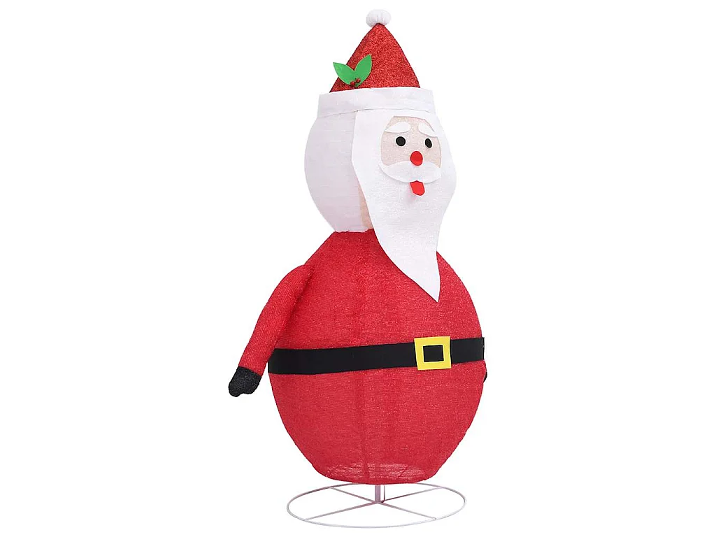 Pai Natal decorativo com luz LED tecido de luxo 60 cm