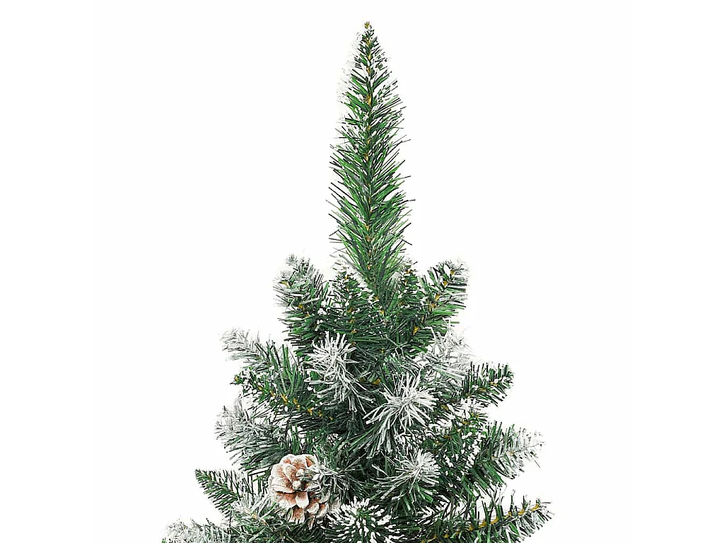 Kunstkerstboom smal met standaard 180 cm PVC