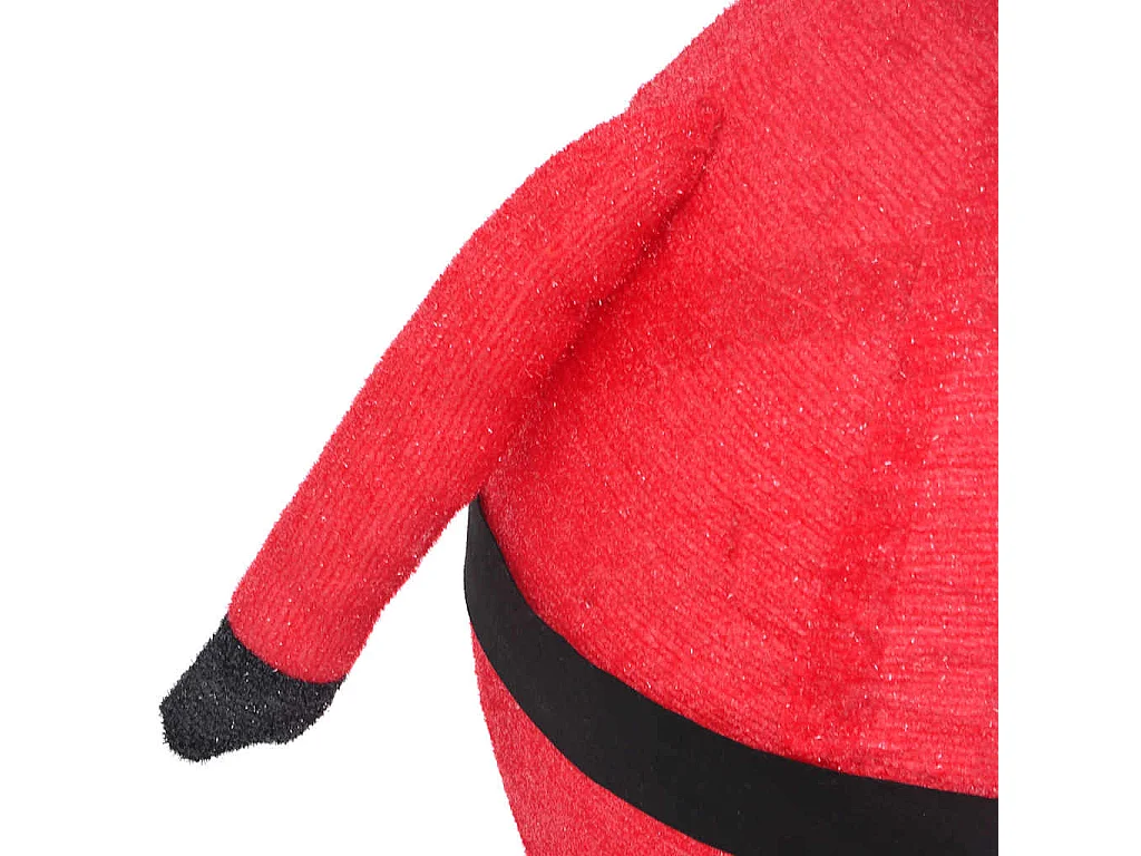 Weihnachtsdeko Weihnachtsmann LED Luxus-Stoff 120 cm