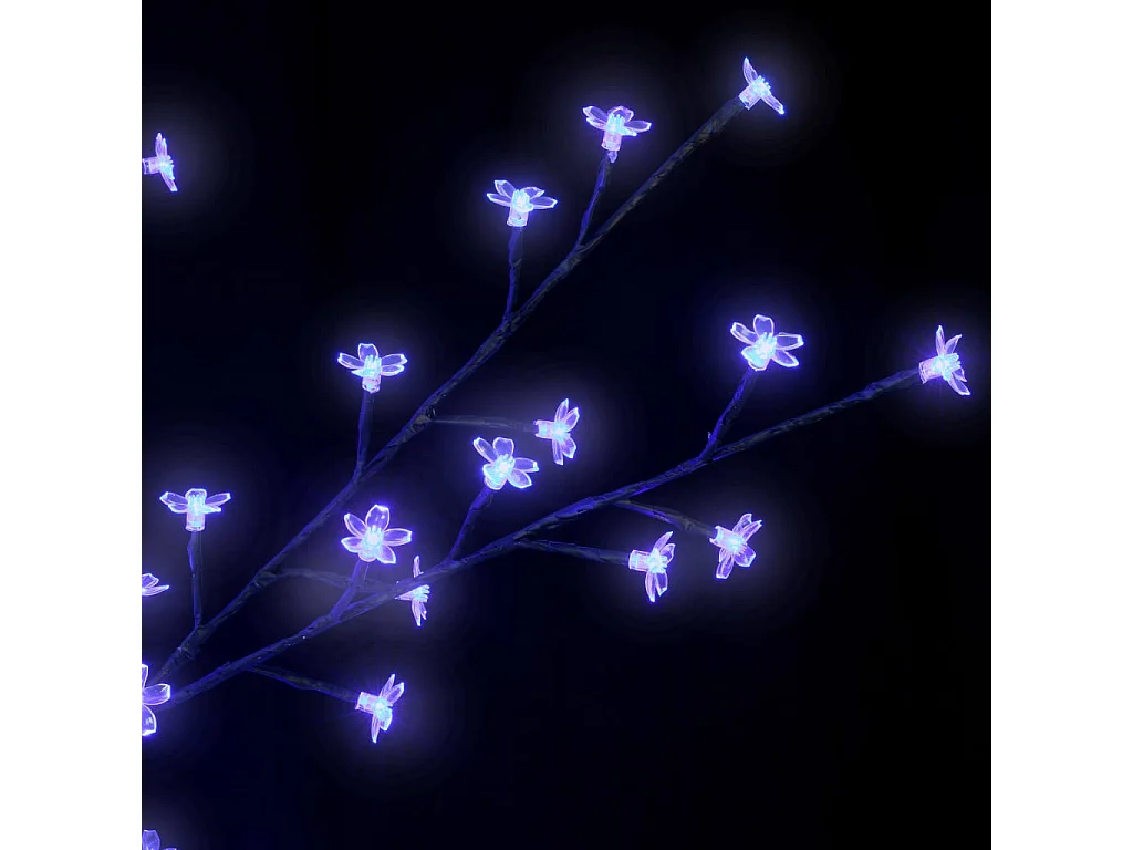 Árvore de Natal 1200 luzes LED flor cerejeira luz azul 400 cm