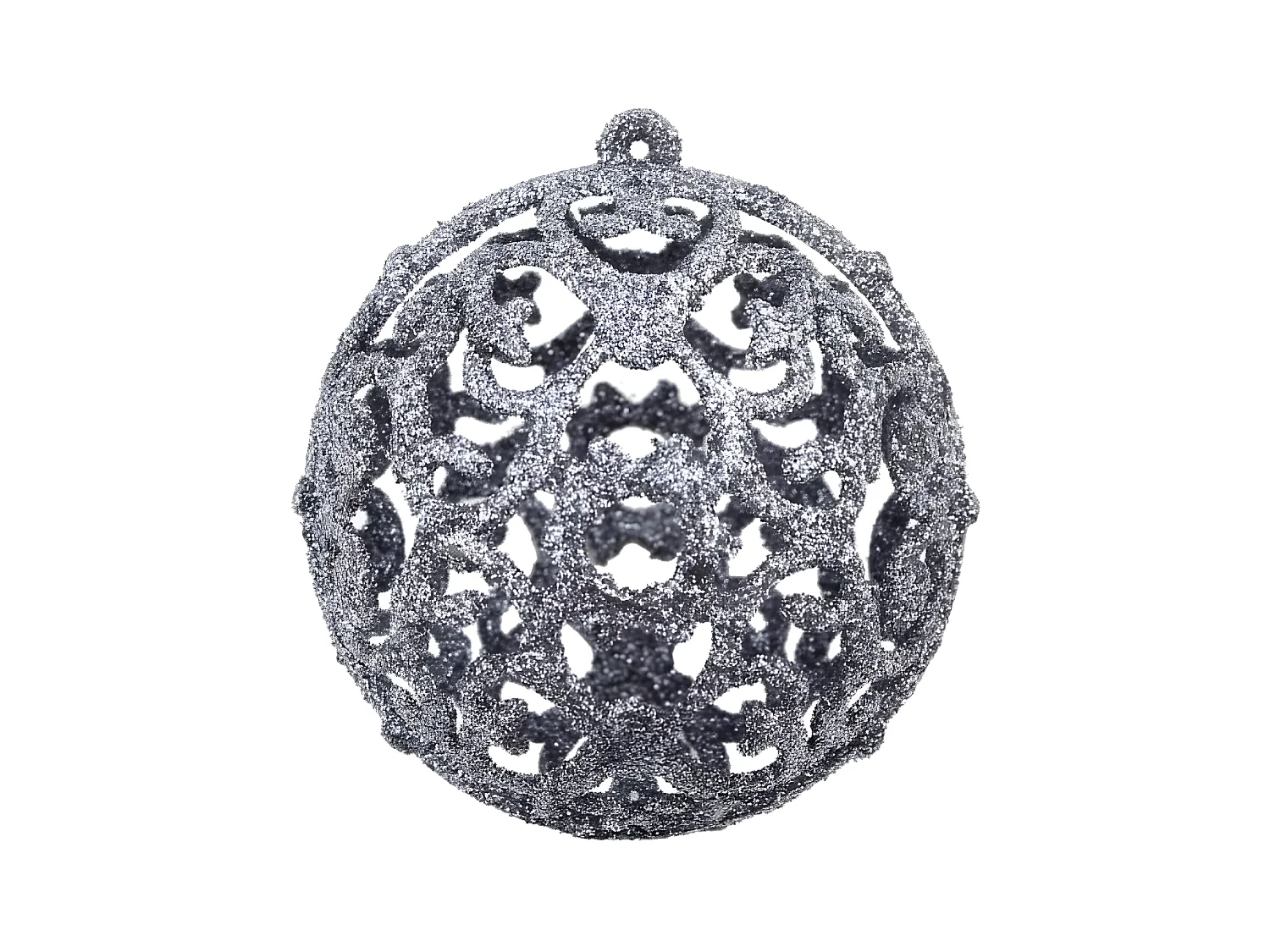 100-delige Kerstballenset 3/4/6 cm wit/grijs