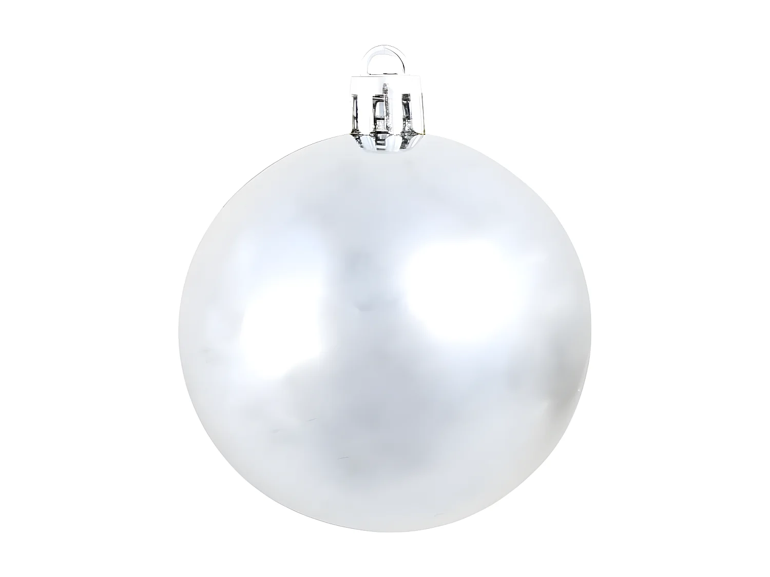 100-delige Kerstballenset 3/4/6 cm wit/grijs