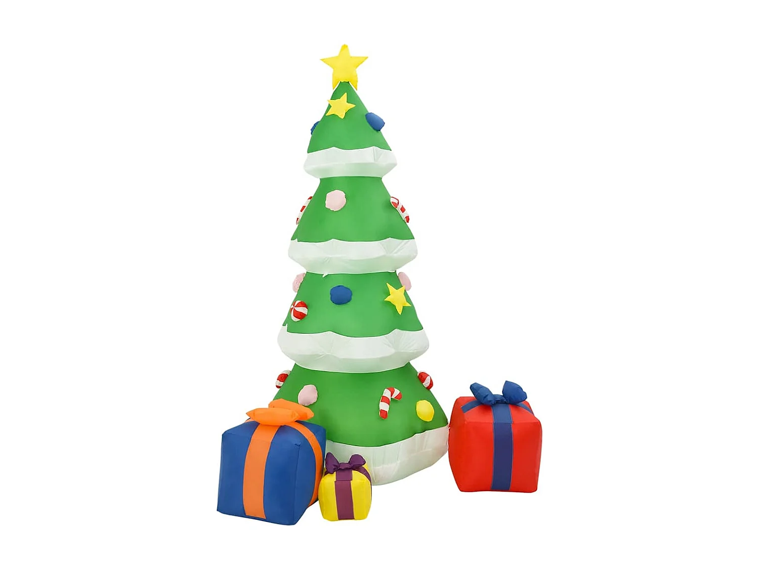 Albero Natale Gonfiabile Decorazioni LED Interno Esterno 240 cm