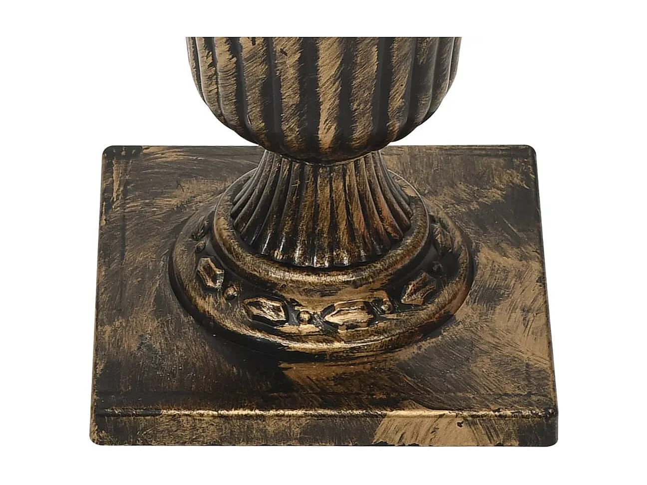 Albero di Natale Preilluminato con Vaso Verde 120 cm in PVC